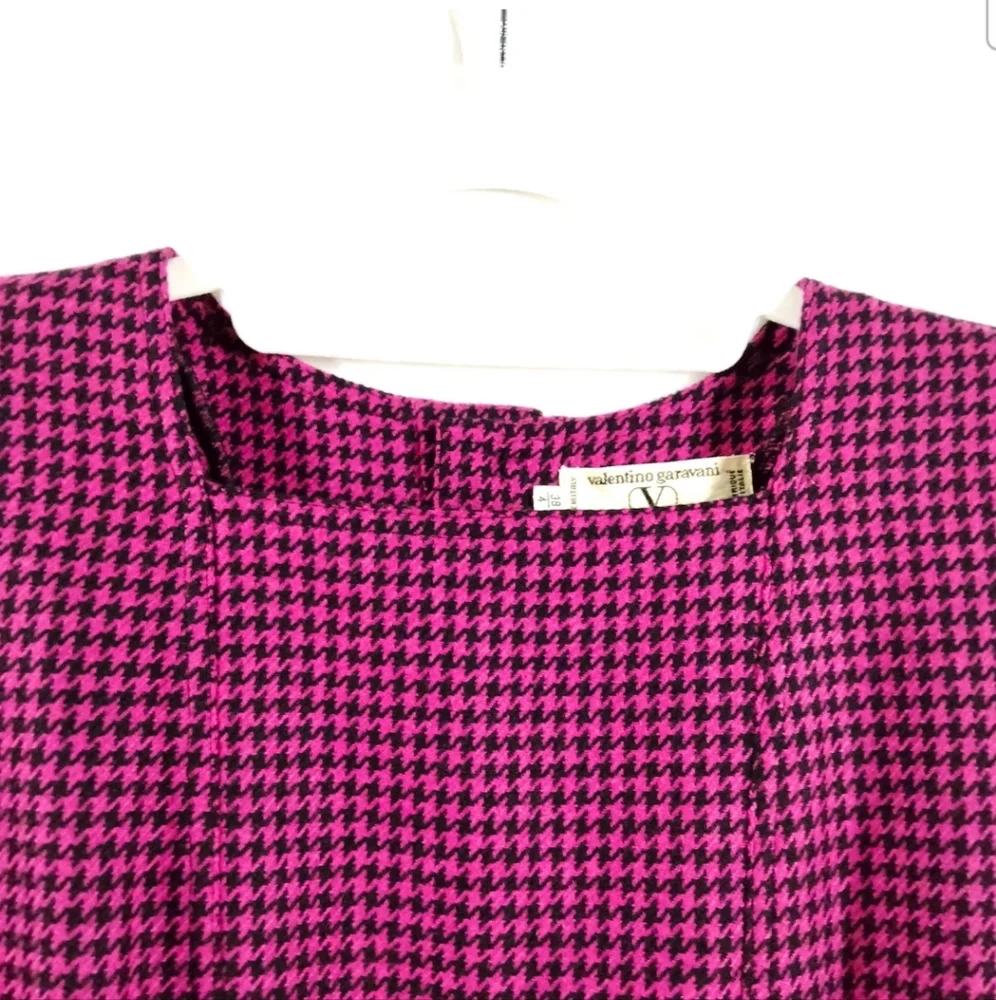 Valentino Garavani Wool Dress Pink